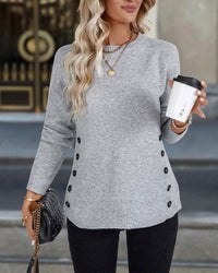 Pull À Enfiler Avec Boutons