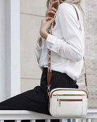 Sac bandoulière zippé multifonctionnel