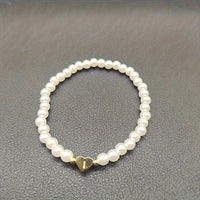 Bracelet Élégant en Cœur avec Initiale