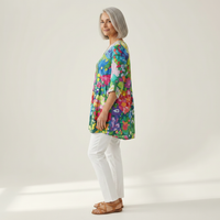 Eden - Blouse longue imprimée