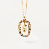 Collier Élégant avec Pierres Multicolores