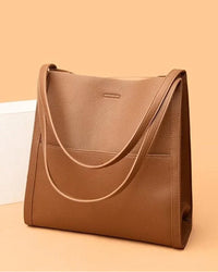 Sac à bandoulière simple de couleur unie