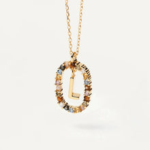 Collier Élégant avec Pierres Multicolores