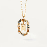 Collier Élégant avec Pierres Multicolores