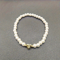 Bracelet Élégant en Cœur avec Initiale
