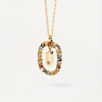 Collier Élégant avec Pierres Multicolores