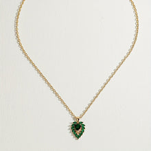 Collier Matilde Cœur d'Émeraude