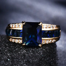 Bague en Or Horizon Bleu