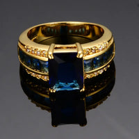 Bague en Or Horizon Bleu