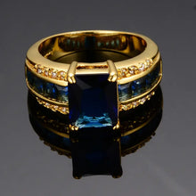 Bague en Or Horizon Bleu