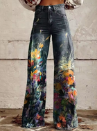 Monique | Pantalon Motif Libre