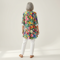 Keira - Blouse longue imprimée