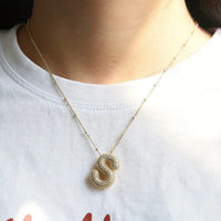 Collier Initial Élégant | Or