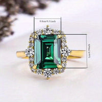 Bague Reine Émeraude