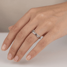 ANNEAU BÉNI EN ARGENT