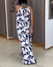 Robe avec liens et imprimé