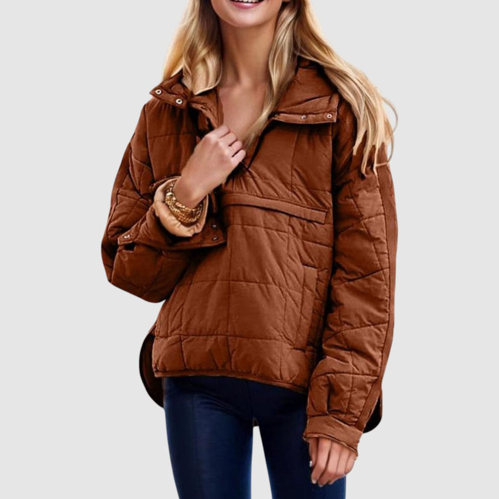 Anežka - Blouse oversize avec capuche