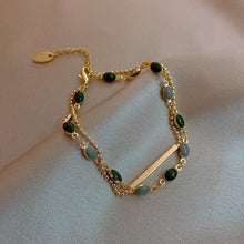 Bracelet double avec charms