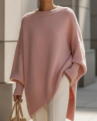 Pull Col Rond Loose Mi-Long