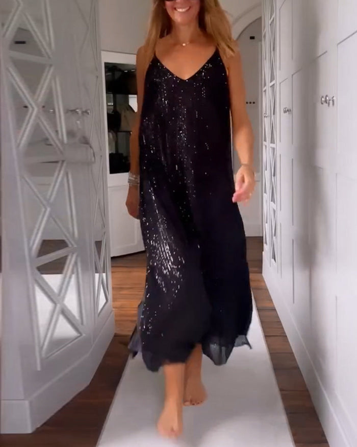 Robe polyvalente à sequins