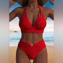Maillot de bain deux pièces sexy à pois