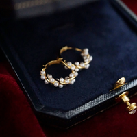 Boucles D'Oreilles En Perles Tordues