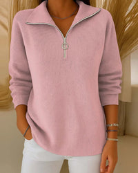 Pull Tendance À Demi-Zip
