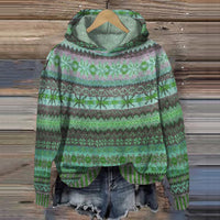 Solveig – Pull femme d’hiver à motif nordique