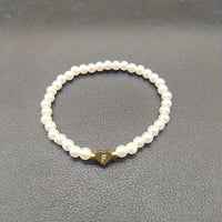 Bracelet Élégant en Cœur avec Initiale