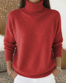 Pull Col Roulé Style Décontracté