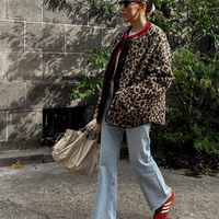 Aimée | Veste d'automne à imprimé léopard pour femmes