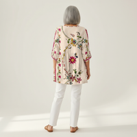 Aria - Blouse longue imprimée