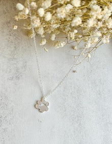 Collier élégant avec patte en argent – Acier inoxydable