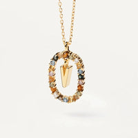 Collier Élégant avec Pierres Multicolores