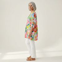Ayra - Blouse longue imprimée