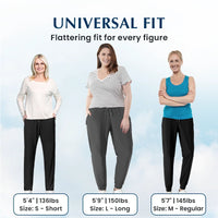 Pantalon Femme Ultra Élasticité Soie Glacée Confort Décontracté