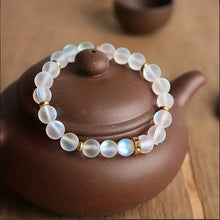 Confiance Bracelet en Perles et Pierre de Lune