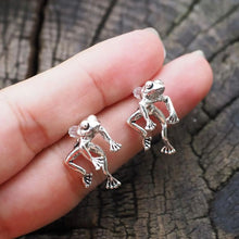 Boucles d'Oreilles Élégantes de Grenouille