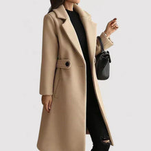 Clara - Manteau en laine avec ceinture