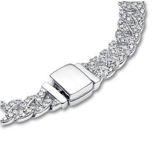 Bracelet Cubain avec Pavé | Or