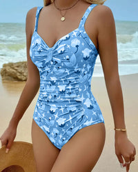 Maillot De Bain Une Pièce Débardeur Imprimé