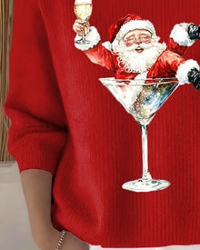 Pull De Noël Ajusté À Col Roulé
