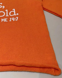 Pull Col En V Imprimé Lettre Ample Décontracté