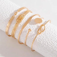 Ensemble Bracelets Nœud Élégant | Or