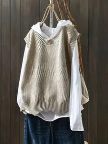 Lilith | Pull ras du cou sans manches pour femme