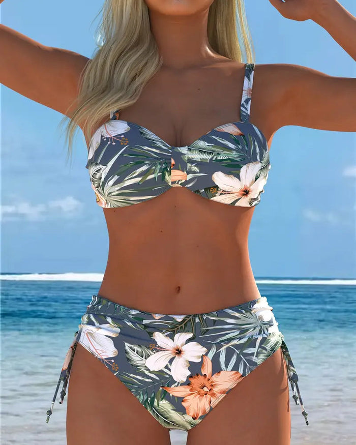 Bikini Deux-Pièces Imprimé – Élégant