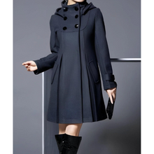 Hannelore | Manteau à capuche au design hivernal élégant pour femme