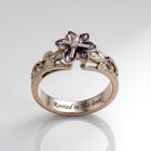 BAGUE D'AMOUR ENRACINÉE