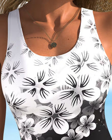 One-Piece Mode Imprimé Fleuri