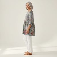 Sloane - Blouse longue imprimée